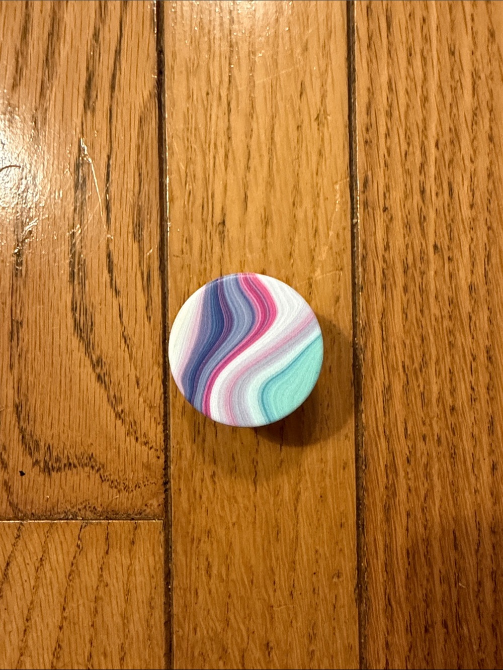 Pop Socket Multicolor Swirl Home Pink, Blue & Mint